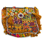 Heritage Embroidered Banjara Tote Bag with Tassels