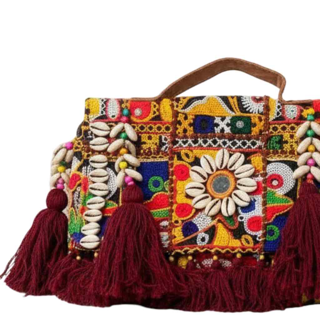 Tribal Charm Embroidered Banjara Bag for Women