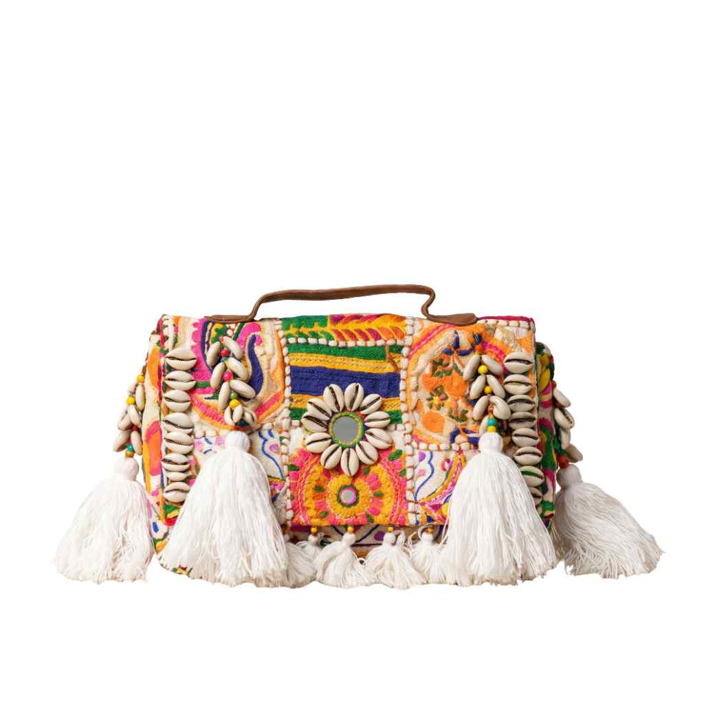 Fusion Bling Embroidered Banjara Handbag