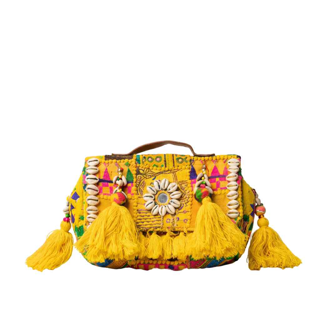 Fusion Bling Embroidered Banjara Handbag