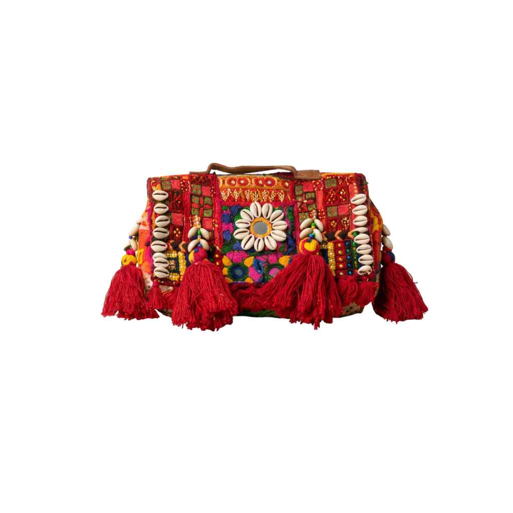 Fusion Bling Embroidered Banjara Handbag
