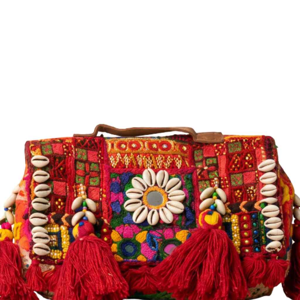 Fusion Bling Embroidered Banjara Handbag