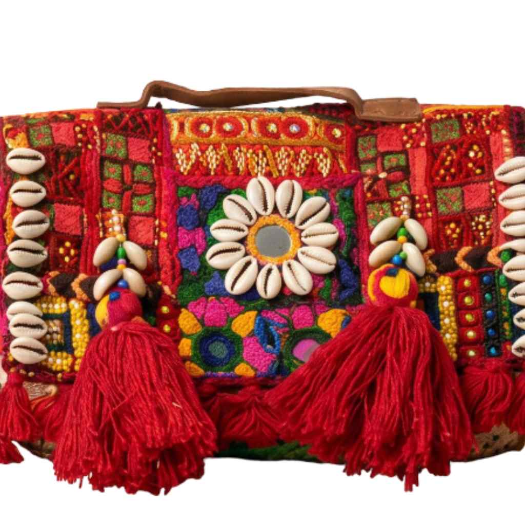 Fusion Bling Embroidered Banjara Handbag