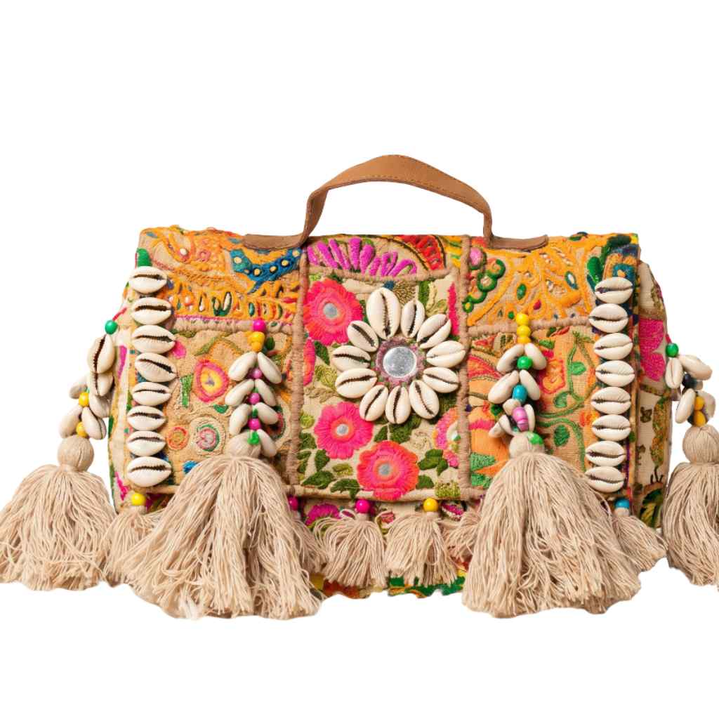 Fusion Bling Embroidered Banjara Handbag
