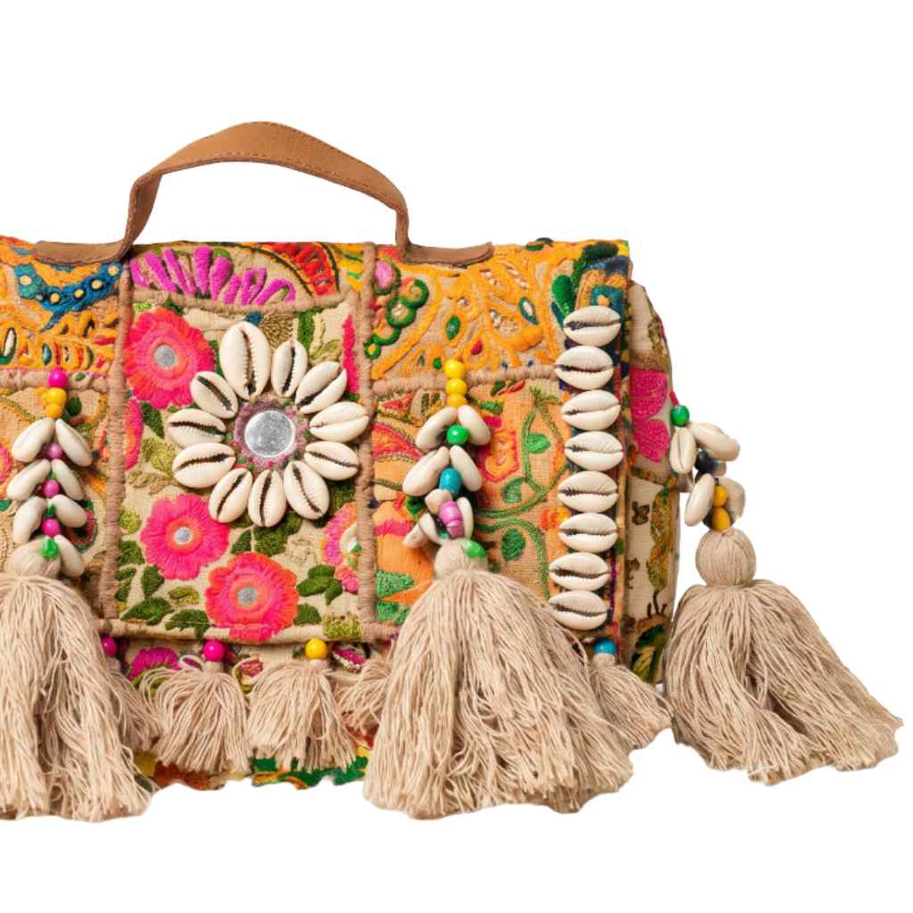 Fusion Bling Embroidered Banjara Handbag