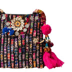 Colorful Boho Embroidered Sling Bag for Women