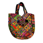 Colorful Bliss Cotton Bag with Detailed Embroidery Work