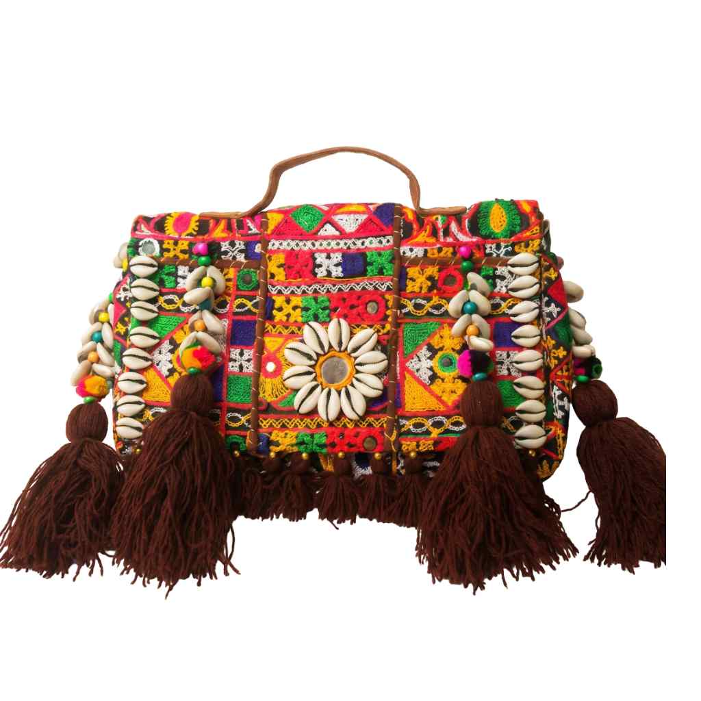 Fusion Bling Embroidered Banjara Handbag