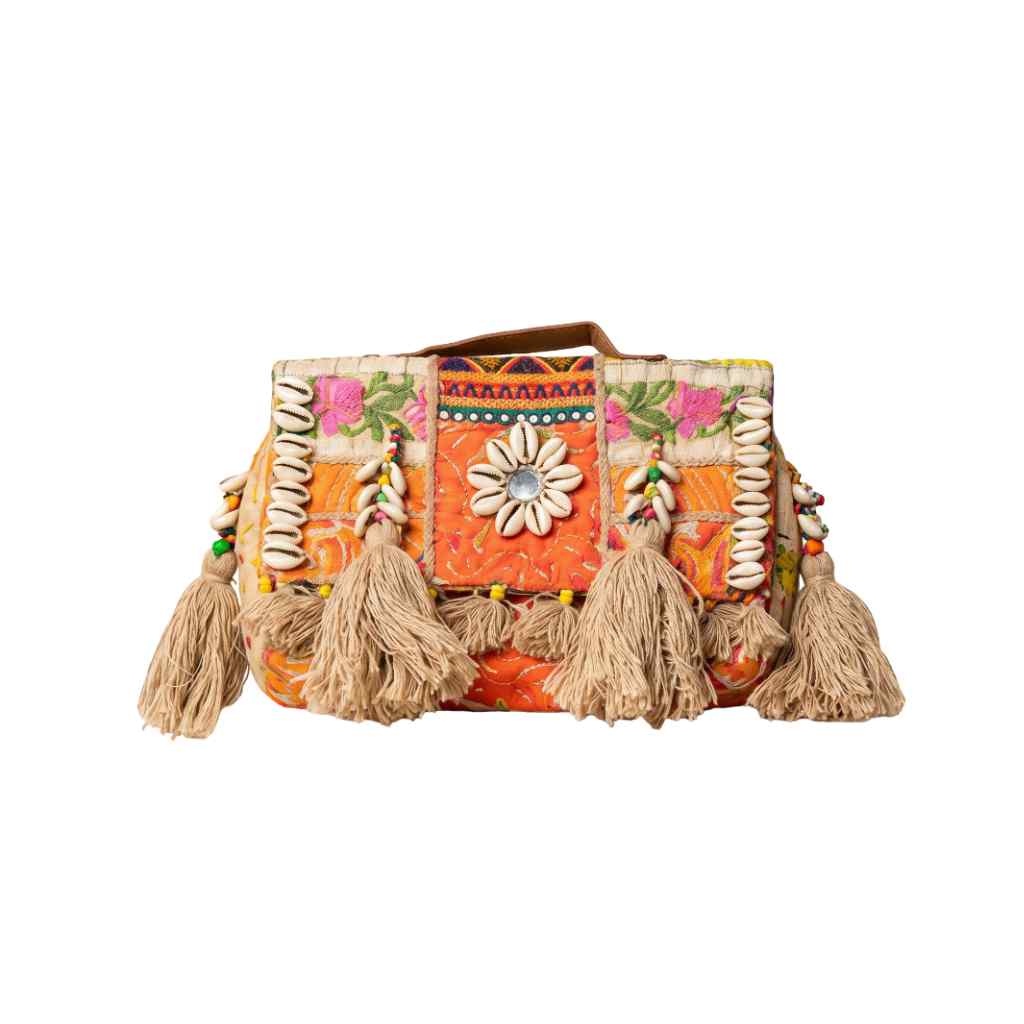 Fusion Bling Embroidered Banjara Handbag