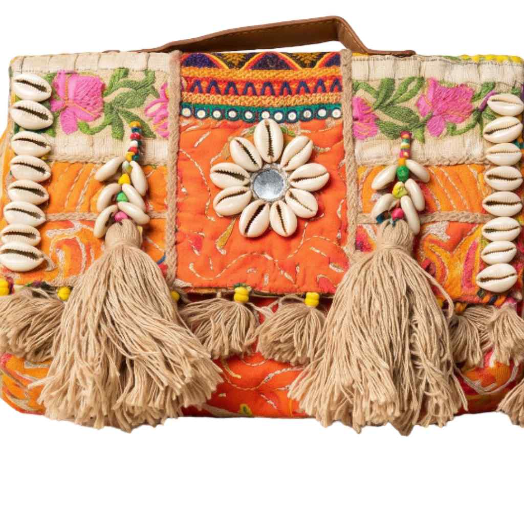 Fusion Bling Embroidered Banjara Handbag