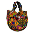 Colorful Bliss Cotton Bag with Detailed Embroidery Work