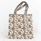 Trendy Floral Printed Jaipuri Tote Bag for Women