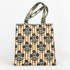 Trendy Floral Printed Jaipuri Tote Bag for Women