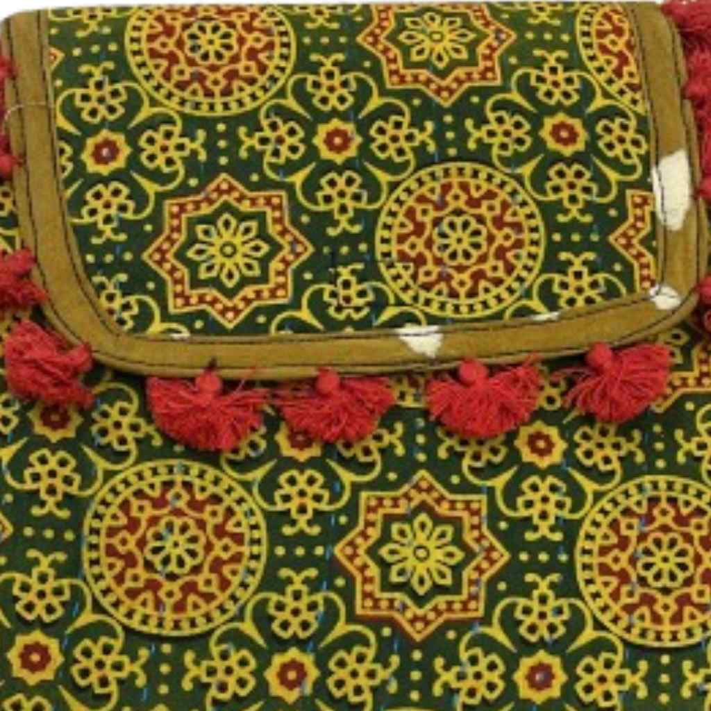 Indie Craft  Printed Ajrakh Sling Bag