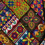 Colorful Bliss Cotton Bag with Detailed Embroidery Work