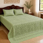 Timeless Applique Cutwork Bedsheet Set