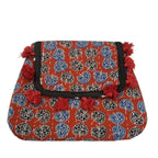 Indie Craft  Printed Ajrakh Sling Bag