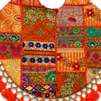 Bohemian Vibes Tassel Embroidered Tote Bag for Women