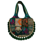 Bohemian Vibes Tassel Embroidered Tote Bag for Women