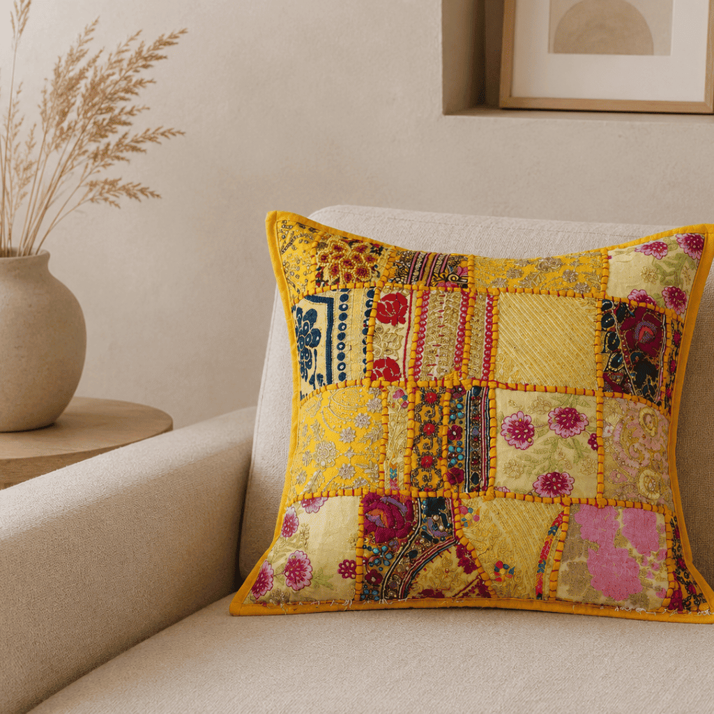 Boho Patchwork Cushion Cover for Home Décor