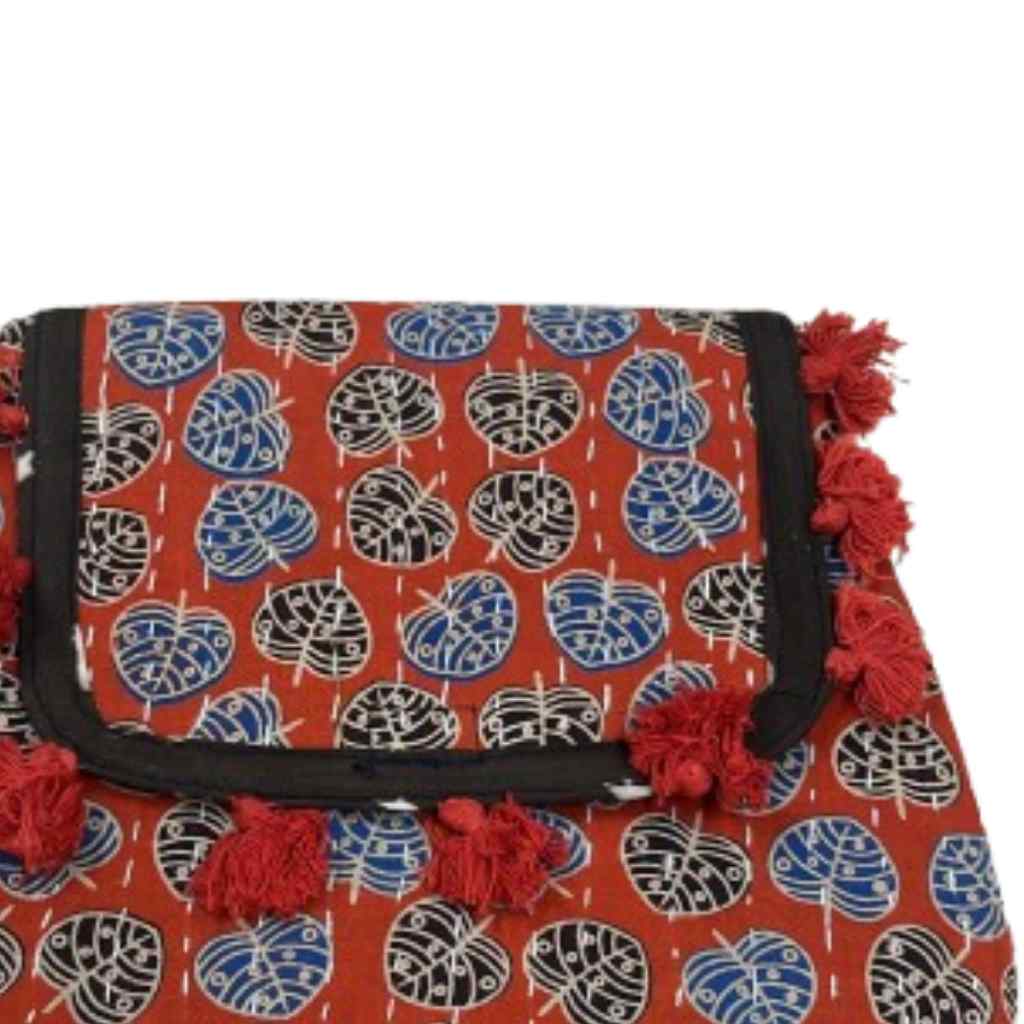 Indie Craft  Printed Ajrakh Sling Bag