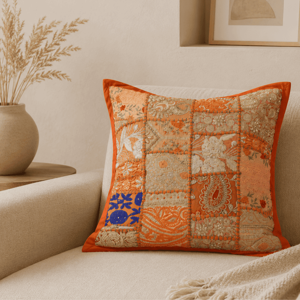 Boho Patchwork Cushion Cover for Home Décor