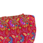 Ethnic Motifs Embroidered Boho Tote Bag