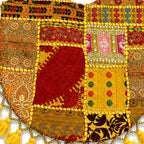 Bohemian Vibes Tassel Embroidered Tote Bag for Women