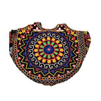 Ethnic Motifs Embroidered Boho Tote Bag