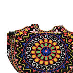 Ethnic Motifs Embroidered Boho Tote Bag