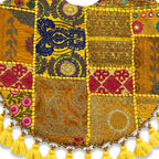 Bohemian Vibes Tassel Embroidered Tote Bag for Women