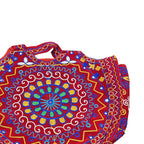 Ethnic Motifs Embroidered Boho Tote Bag