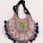 Royal Zari Embroidered Tote Bag