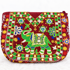 Rajasthani Embroidered Elephant Tote Bag