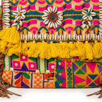 Embroidered Fringe Banjara Laptop Bag for Women