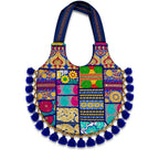 Bohemian Vibes Tassel Embroidered Tote Bag for Women