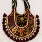 Royal Zari Embroidered Tote Bag