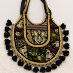 Royal Zari Embroidered Tote Bag