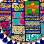 Bohemian Vibes Tassel Embroidered Tote Bag for Women