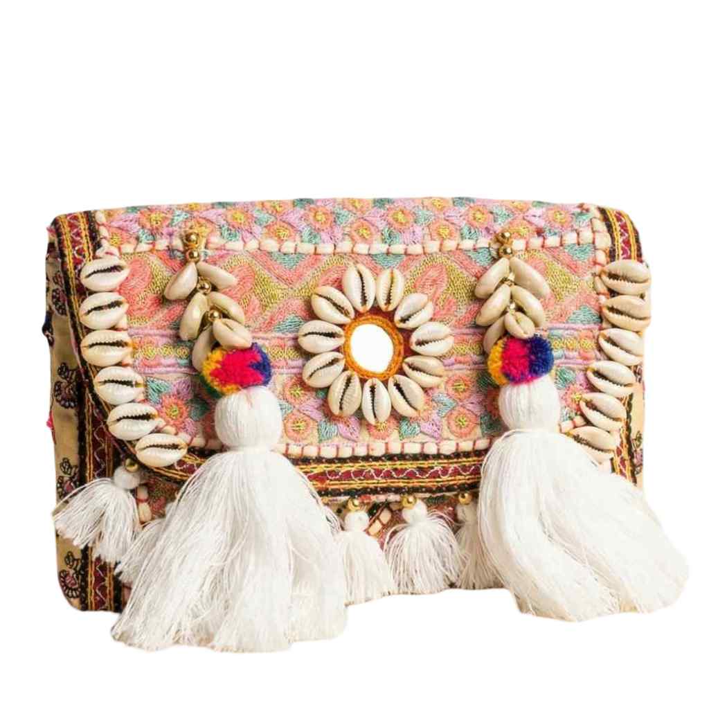 Folk Fusion Colorful Embroidered Banjara Bag with Codi Accents
