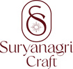 Logo of Suryanagri Craft with a stylized 'S' and brand name on a white background