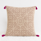 Artisan Made Applique Cutwork Cushion Cover