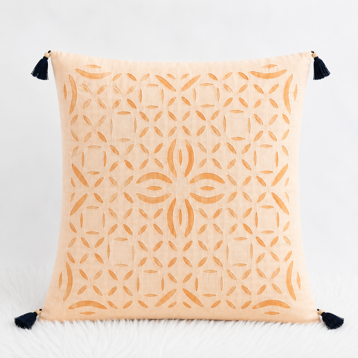 Indian Heritage Applique Cushion Cover