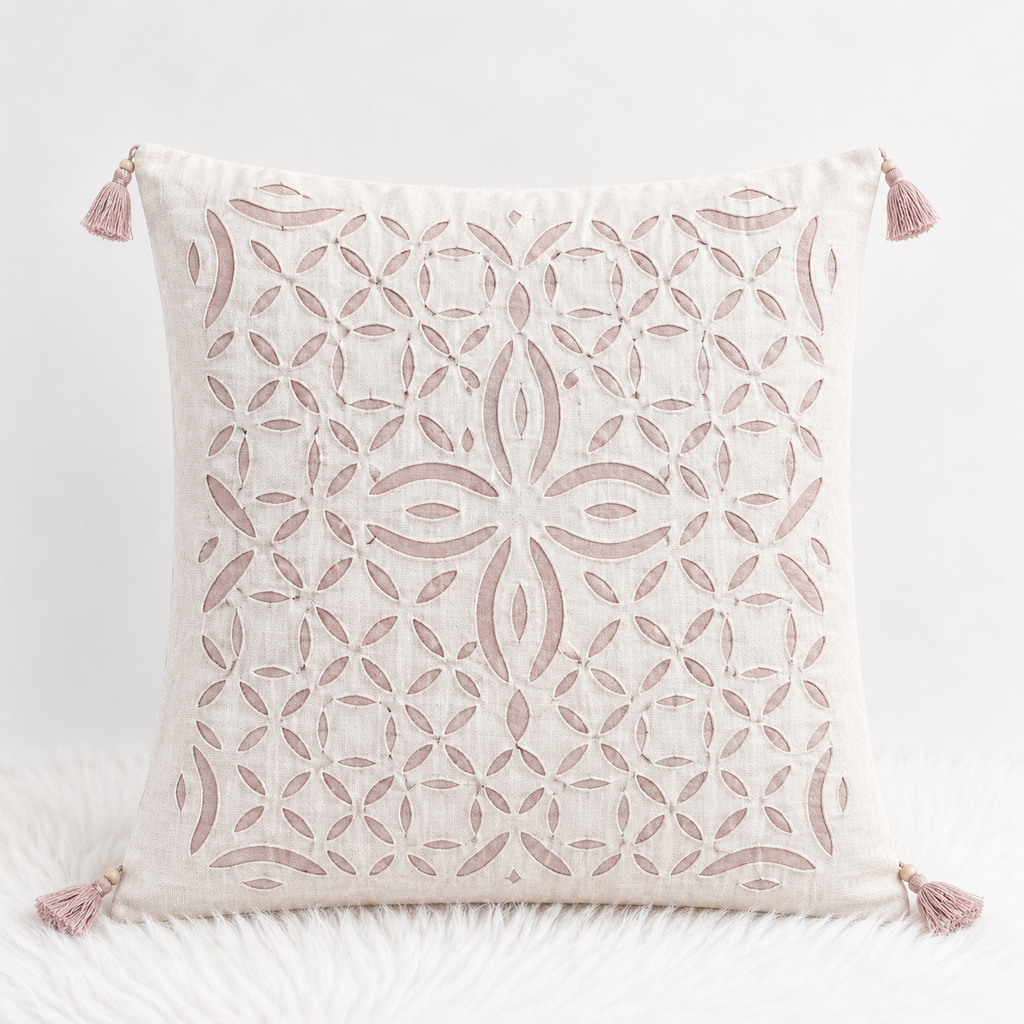 Indian Heritage Applique Cushion Cover