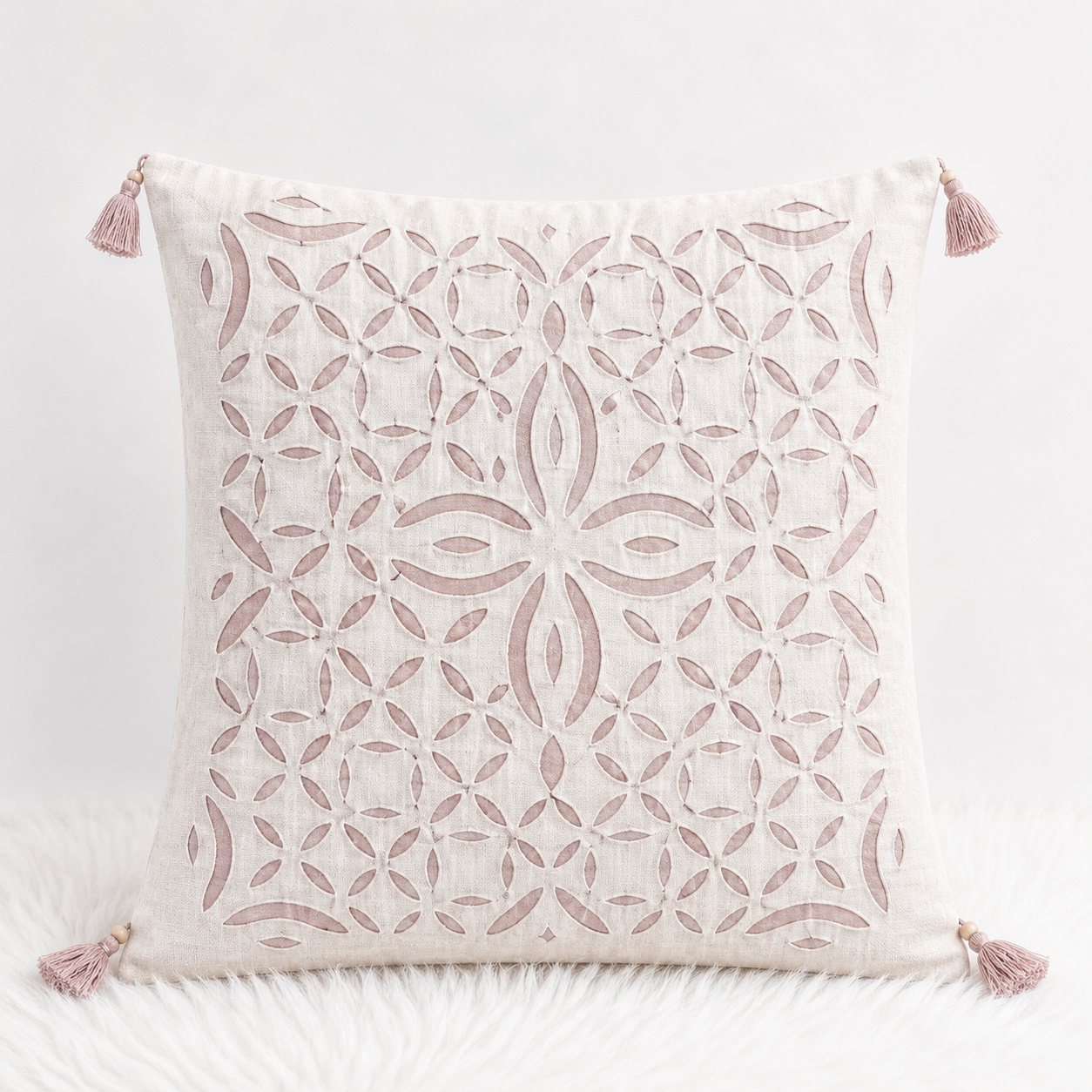 Indian Heritage Applique Cushion Cover