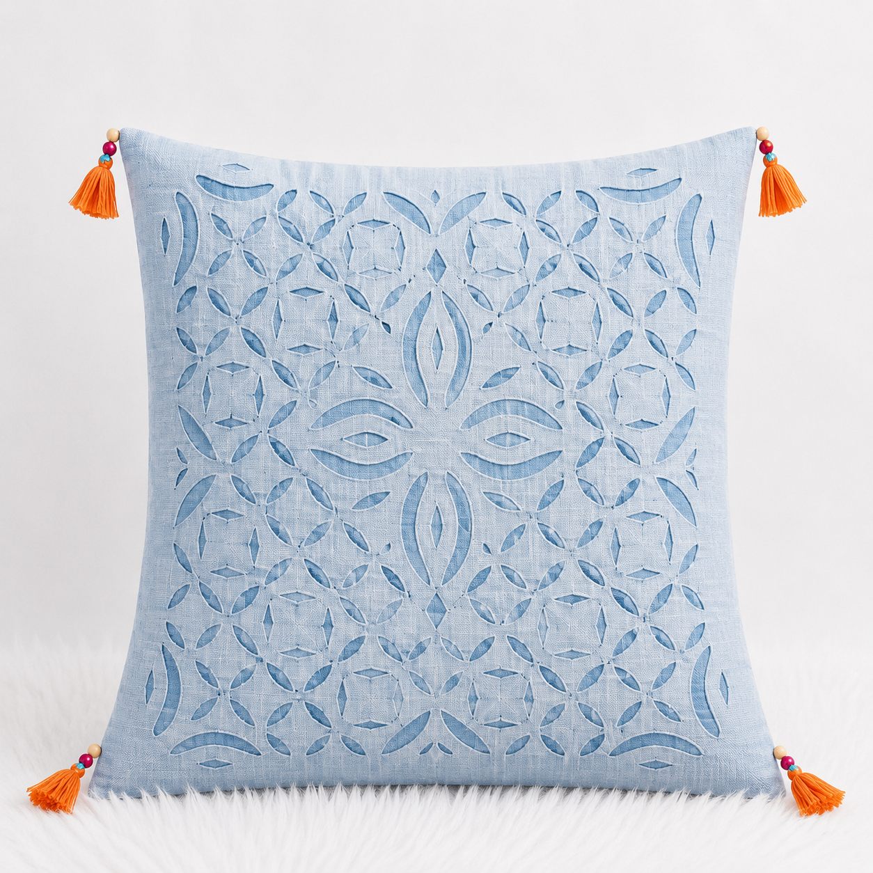 Indian Heritage Applique Cushion Cover