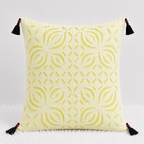 Artisan Made Applique Cutwork Cushion Cover