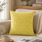 Artisan Made Applique Cutwork Cushion Cover