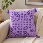 Artisan Made Applique Cutwork Cushion Cover