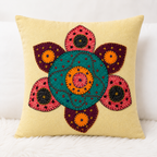 Handmade Decorative Applique Cushion Cover for Home Decor